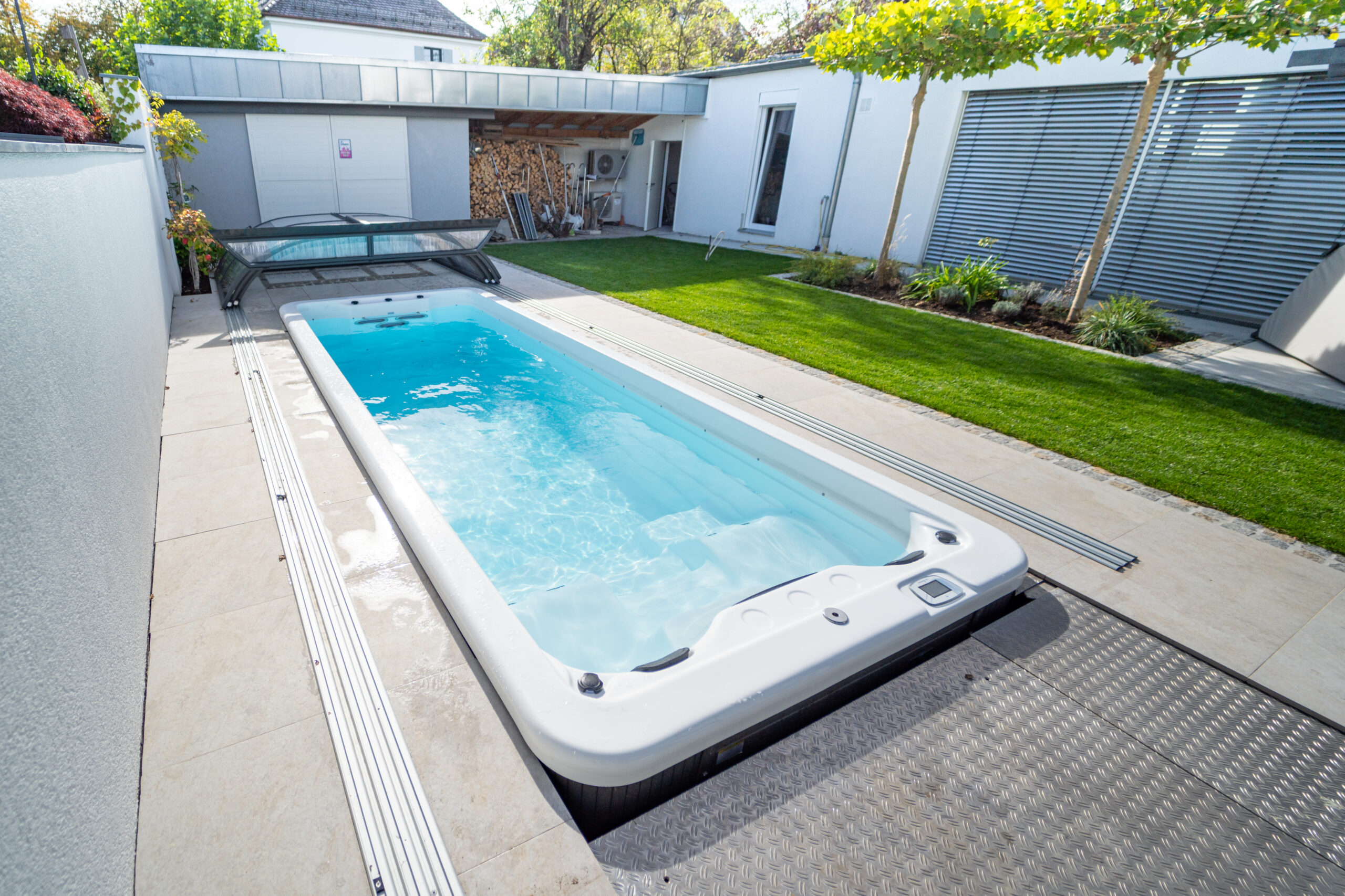 Swim Spa im Garten