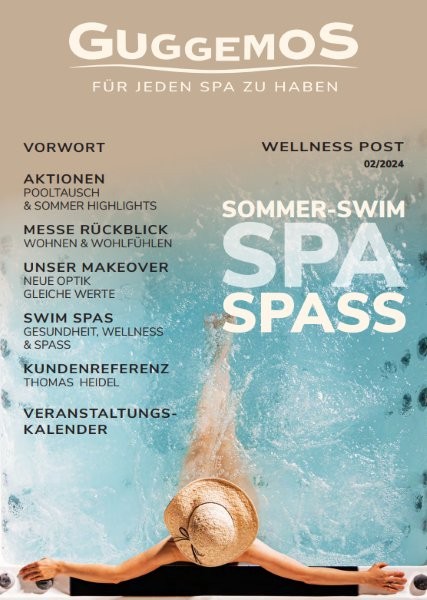 Guggemos Wellness Post 02/2024 mit Swim Spa und Pool