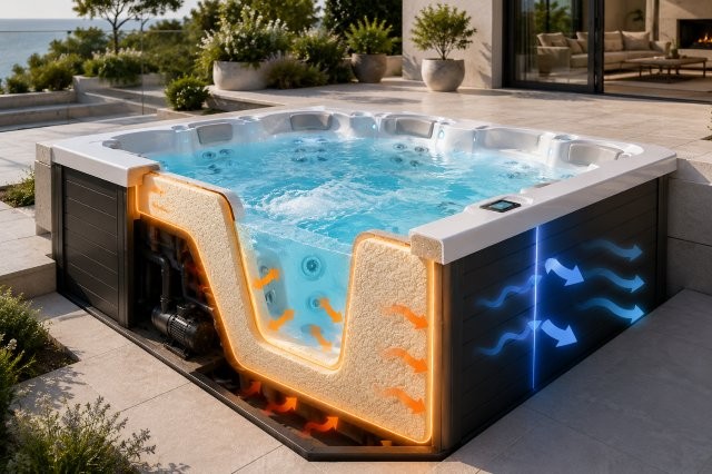 mehrschichtiges Wärmedämmsystem Whirlpool