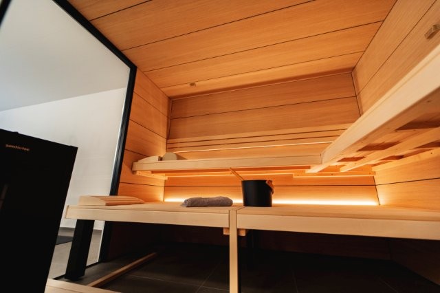 Harvia Sauna Innenansicht