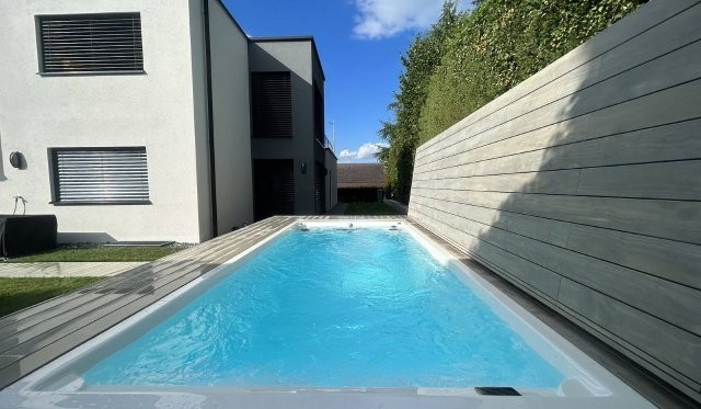 Swim Spa auf der Terrasse