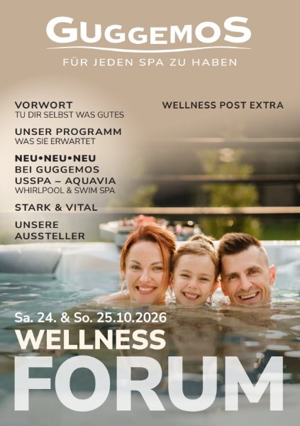 Guggemos Wellness Forum 2026 – Familie im Whirlpool